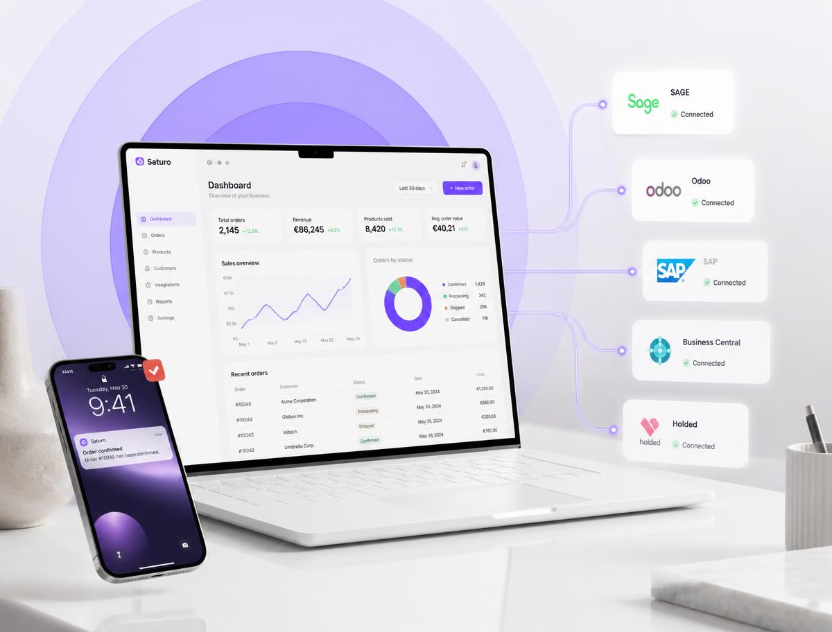 Se integra con el ERP que ya usas
